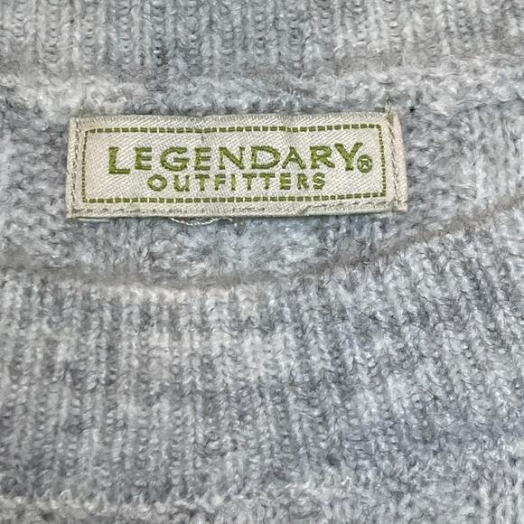 Women's Legendary Outfitters Soft Cozy Pullover Sweater Grey Size Small - Picture 6 of 9